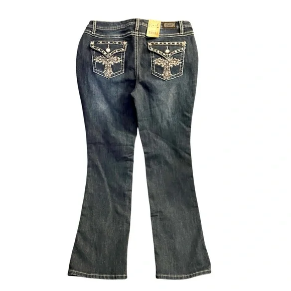 🫶HOST PICK🫶 Earl Jean women size 8 boot cut NWT - Picture 2 of 6
